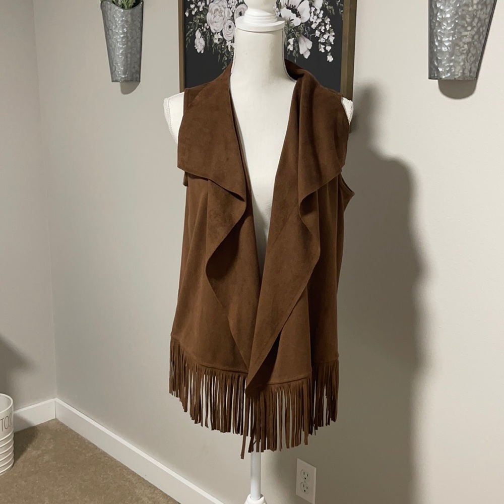 Steve Madden Fringe Vest